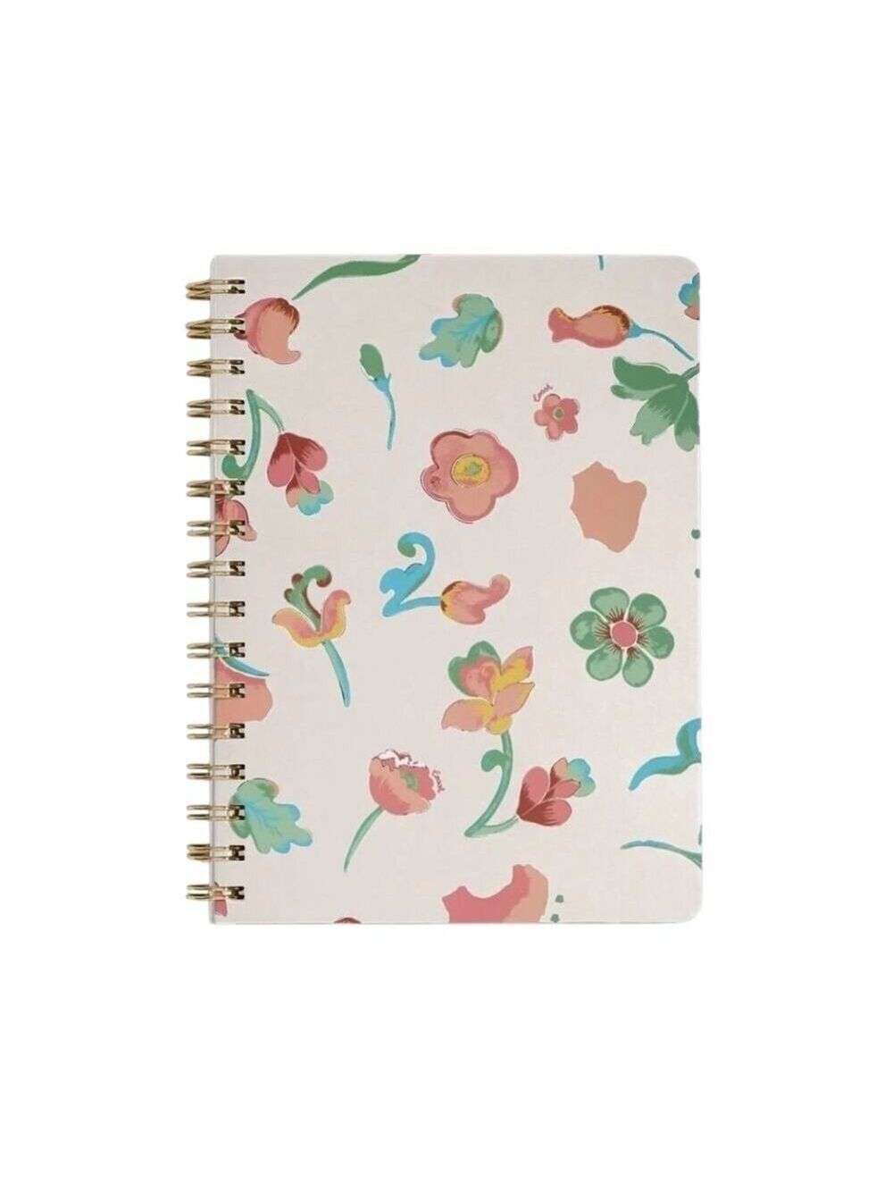 COACH SPIRAL NOTEBOOK WITH DREAMY LAND FLORAL PRINT HARD COVER NEW!